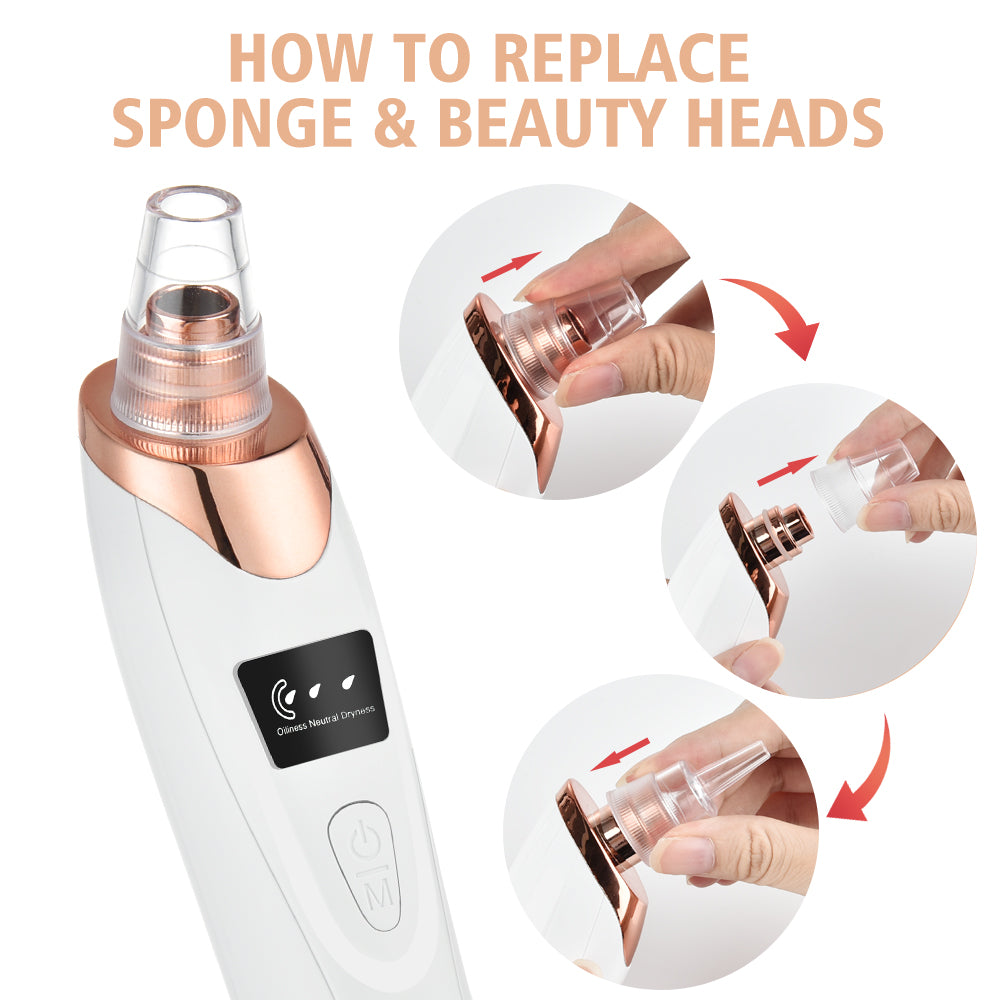 Advance 5-in-1 Pore Cleanser and Blackhead Removal Device Clear Your Skin with Every Use