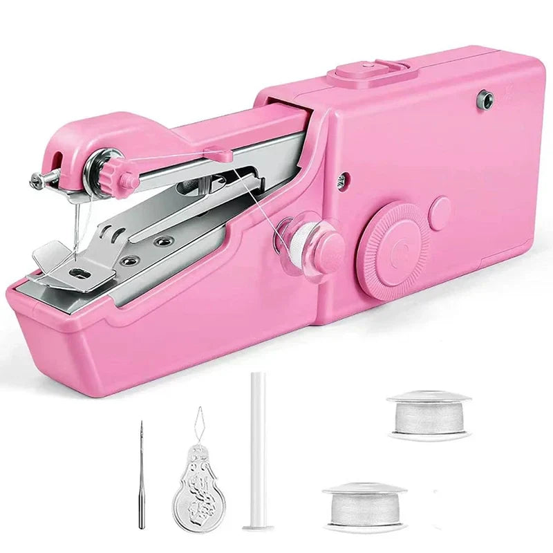 Mini Handheld Sewing Machine, Quick Sewing Portable Sewing Machine write a headline on it🪡