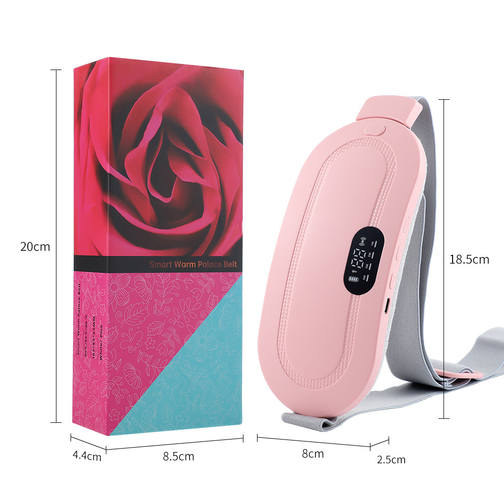 Electric Heating Pad & Massager for Menstrual Cramp Relief and Blood Circulation