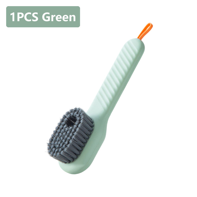 Multifunctional Cleaning Brush with Soft-bristled Liquid Shoe Brush & Clothes Brush